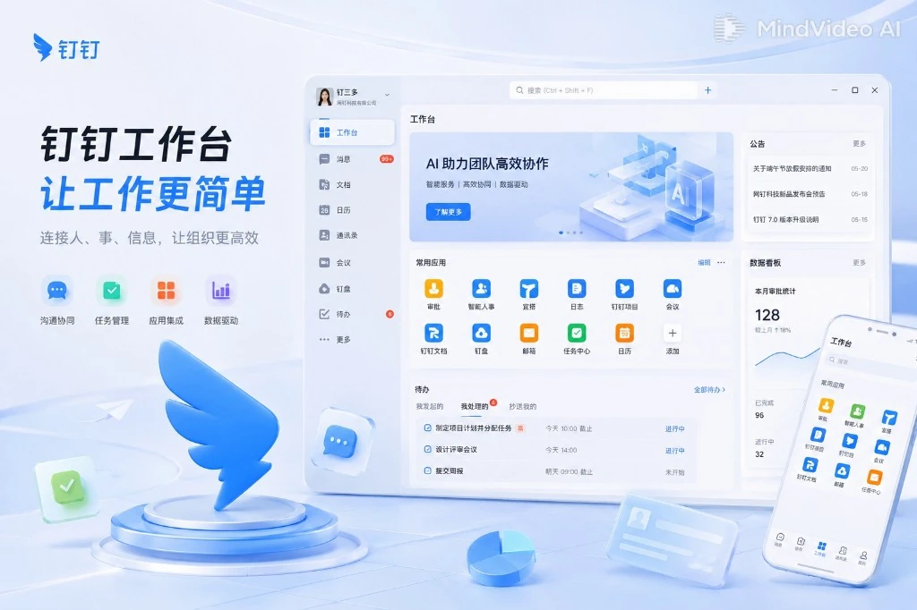 钉钉电脑版产品界面展示图